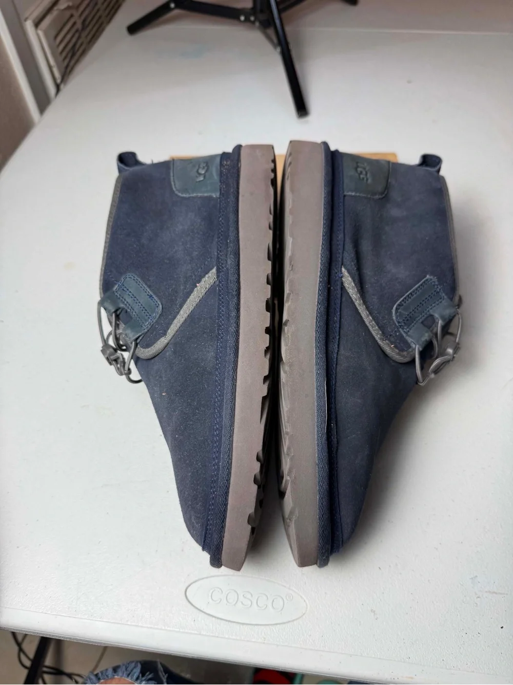 UGG Neumel Ghillie Chukka Lined Boots -Navy Sapphire Suede -US 10